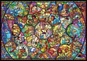 Rompecabezas de vitrales Disney All Stars Tenyo 1000 piezas 51x73,5 cm - Imagen 1 de 1