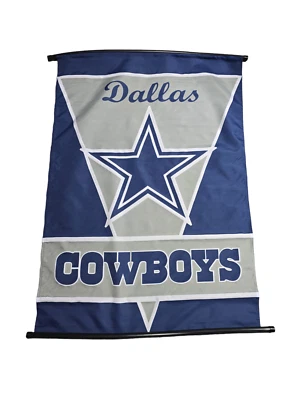 Dallas Cowboys Wall Banner Scroll 40" x 28" - NFL Football Sign - Fremont Die - Image 1 of 4