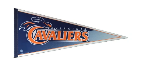 VIRGINIA CAVALIERS CLASSIC COLLEGE CREST Original Officially Licensed Pennant Cover
