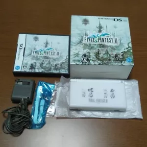 Final Fantasy III Crystal Edition Nintendo DS Lite Japan FF3 game Console Rare - Picture 1 of 9