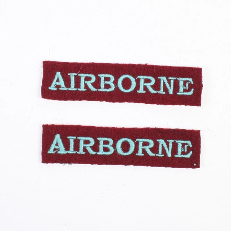 Replica British 1st & 6th Airborne Woven Tabs BE403 - Image 1 of 1