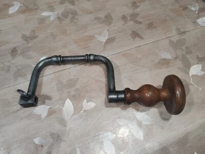 Ancien vilebrequin chignole  perceuse outil de menuisier ebeniste Peugeot Frères - Photo 1/4