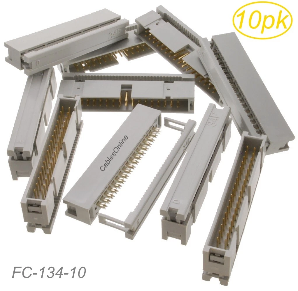 2.54mm Pitch Headers CablesOnline 26-Pin Male IDC Box Header Connectors ...