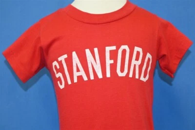 Camiseta vintage anos 80 STANFORD UNIVERSITY CARDINALS NCAA COLLEGE TODDLER 2T - Imagem 1 de 3