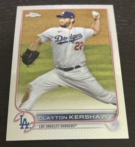 2022 Topps Chrome - Clayton Kershaw - #183 - Los Angeles Dodgers - Picture 1 of 2