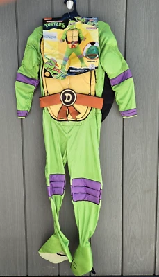 Disfraz de Halloween Tortugas Ninja Adolescentes Mutantes Donatello Nuevo con Etiquetas Grande (10-12) TMNT Foto 1 de 4