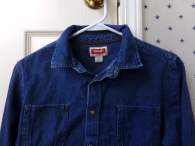 Camisa vaquera de colección Wrangler Rodeo Western Wear 100 % algodón niños ver talla 18 XXL cómoda Foto 1 de 4