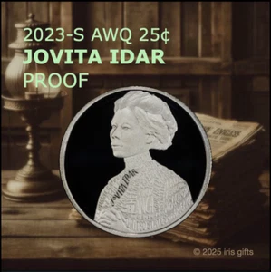 🔥2023-S American Women Quarters Proof / Jovita Idar / 2025 Coin Award Winner🧨 - Bild 1 von 4