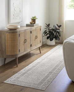 Livabliss Melodie Boho Farmhouse Runner Area Rug,2'7" x 10',Beige - Picture 1 of 7