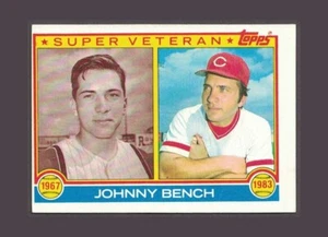 1983 Topps - Super Veteran #61 Johnny Bench - Cincinnati Reds - Bild 1 von 3