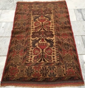 Afghan Handwoven Sumak Kilim Nomadic Traditional Floral Area Kilim Rug 145x85cm - Picture 1 of 9
