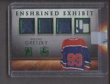2014 In The Game ITG Green Enshrined Exhibit Wayne Gretzky HOF Patch 1/1