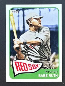 BABE RUTH 2023 Topps Archives 1965 Design #112 Boston Red Sox HOF - Picture 1 of 2