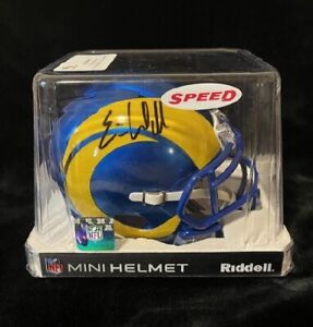 Eric Weddle Auto Rams Signed Mini Helmet SPEED (JSA) SICK Autograph !!!