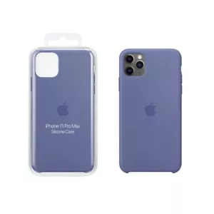 Funda Silicona Original/Oficial Apple Para iPhone 11 Pro Max - Azul Lino - Nueva - Imagen 1 de 5
