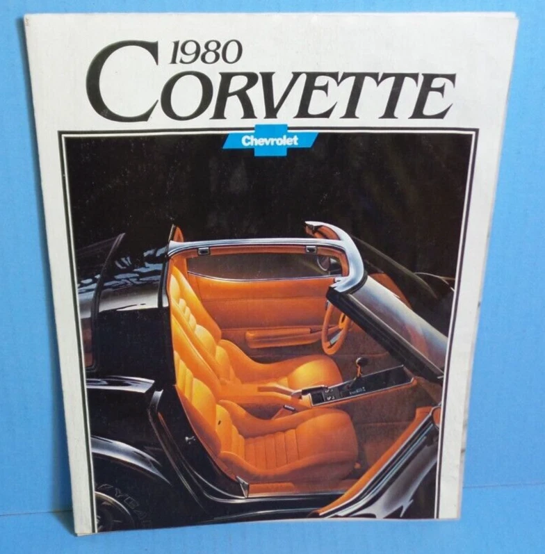 Chevrolet Corvette 80 1980 folleto de ventas/distribuidor Foto 1 de 1