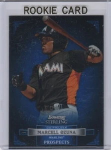 MARCELL OZUNA ROOKIE CARD 2012 Bowman Sterling RC Baseball Prospects MARLINS - Picture 1 of 2