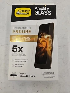 OtterBox Amplify Glass Antimicrobial 5x Anti-Scratch for Apple iPhone 13 Pro - Picture 1 of 1