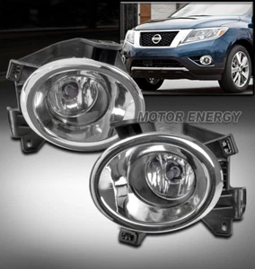 BUMPER DRIVING FOG LIGHTS KIT CHROME W/SWITCH FOR 13-16 PATHFINDER LEFT+RIGHT - Bild 1 von 4