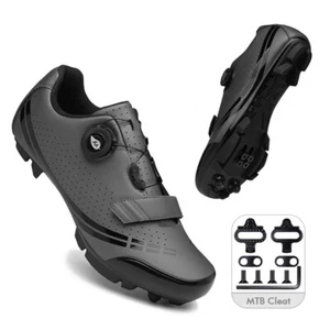 Cycling Sneakers Mtb Men Road Bike Shoes Mountain Bicycle Racing Footwear Cleats - Picture 1 of 20