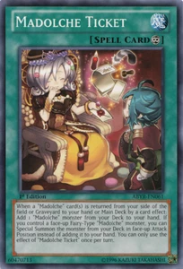 Yugioh Madolche Ticket ABYR-EN061 Common 1st Ed NM x3 - Picture 1 of 1