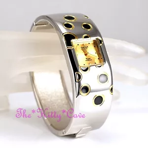 Marchio Svizzero OMAX, Argento e Oro, Seiko Movt Retrò Bracciale Orologio BAE016 - Foto 1 di 10