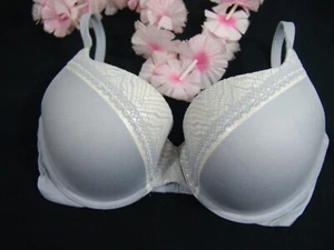 Victoria's Secret BH 34DD Body von Perfect Shape Spitzenbesatz grau 2017 - Bild 1 von 18