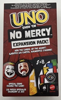Mattel Uno Show 'Em No Mercy Expansion Pack Card Game Family Party New - Image 1 of 4