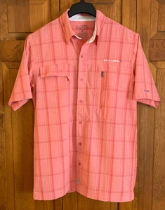 Camisa de pesca para hombre Salt Life SLX manga corta botón frontal etiqueta talla - M - Imagen 1 de 5