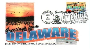 FPMG 3568 Greetings Delaware Ducks Dover - Picture 1 of 1