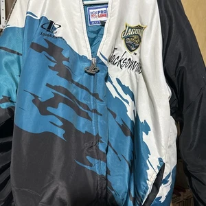 Jacksonville Jaguars Vintage 90s logo Athletic Splash Pro Line L - Picture 1 of 14
