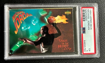 Michael Jordan 1994 Upper Deck Chaos in the Windy City PSA 5 Rare - Image 1 of 4