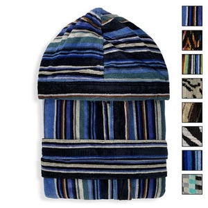 Albornoz de terciopelo para hombre Cinigliato Sommaruga con capucha 6235 - Imagen 1 de 20