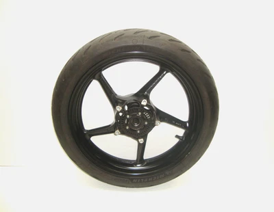 17-20 YAMAHA YZF R6r R6 OEM FRONT WHEEL RIM W TIRE ABS RING 2017-2020 2020 - Image 1 of 4