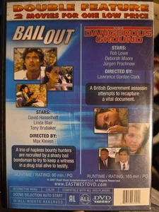 Bailout/on Dangerous Ground Dvd,hasselhoff,Linda Blair,rob Lowe - Picture 1 of 2