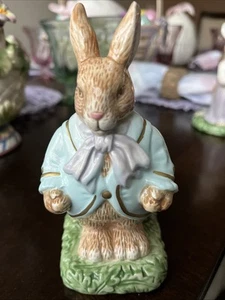 Avon Springtime Collection Keramik Mr. Rabbit Osterhase Windlichthalter - Bild 1 von 5