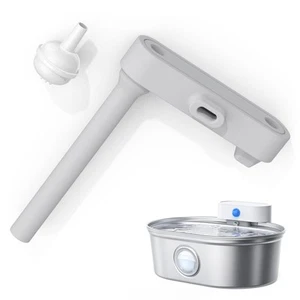 uahpet Stainless Steel Cat Water Fountain Pro (with Water Level Window Versio... - Picture 1 of 4