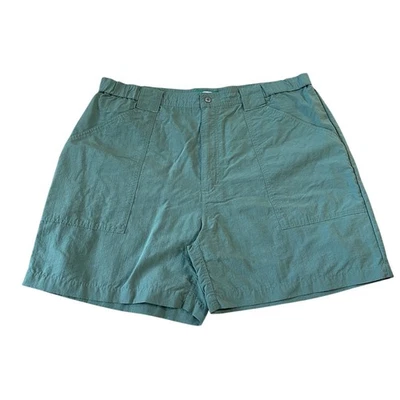 Shorts Masculino Vintage Cabela 42 Verde Leve Ao Ar Livre Nylon Caminhadas 6" - Imagem 1 de 4