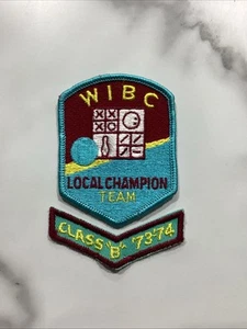 Parche de colección WIBC Local Champion Team 1973-74 Bowling Award - Imagen 1 de 2