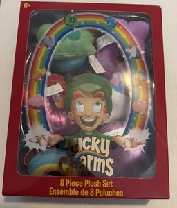 Lucky Charms Cereal 8 Mini Plushies Marshmallow Charms- B59 - Picture 1 of 12