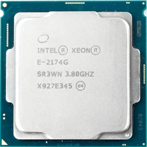 Intel Xeon E-2174G SR3WN 4-Core 3.80GHz 8MB 71W LGA1151 CPU - Picture 1 of 3