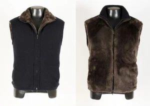 Loro Piana Reversible Cashmere / Nutria Fur Vest - M - $9950 Retail - Picture 1 of 23