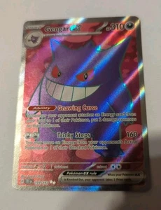 Gengar ex 193/162 Sv05: Fuerzas Temporales Holo Pokemon Juego de Cartas Coleccionables Casi Como Nuevo Arte Completo - Imagen 1 de 1