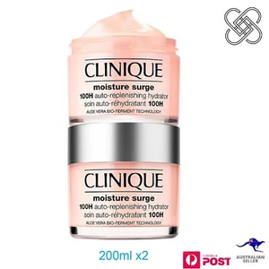 Clinique Moisture Surge 100H Hour Auto-Replenishing Hydrator 200ML DUO SET (NEW) - Picture 1 of 6