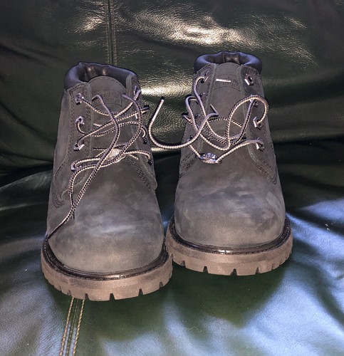 Timberland Stivaletti da Lavoro Donna Nellie NuBuck Punta Tonda Nero Taglia 6 5 M