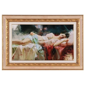 Pino Daeni Embellished Giclée "EVERLASTING BEAUTY" Framed...Numbered...Beautiful - Picture 1 of 11