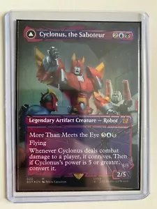 Cyclonus, The Saboteur *SHATTERED GLASS FOIL* The Brothers’ War MTG NM+ BRO 2022 - Picture 1 of 11