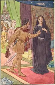 Original Leonard Leslie Brooke Painting "The Betrothed, the Constable's Wooing" - Picture 1 of 9