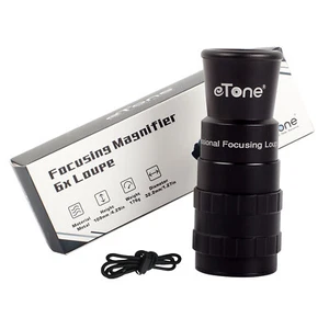 eTone 6x Magnifier Ground Glass Focusing Loupe Lupe 4x5 8x10 Large Format Camera - Picture 1 of 13