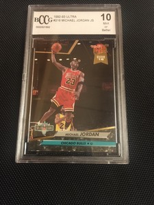 1992 ULTRA #216 MICHAEL JORDAN BCCG 10 Mint or Better HOF Chicago Bulls GOAT